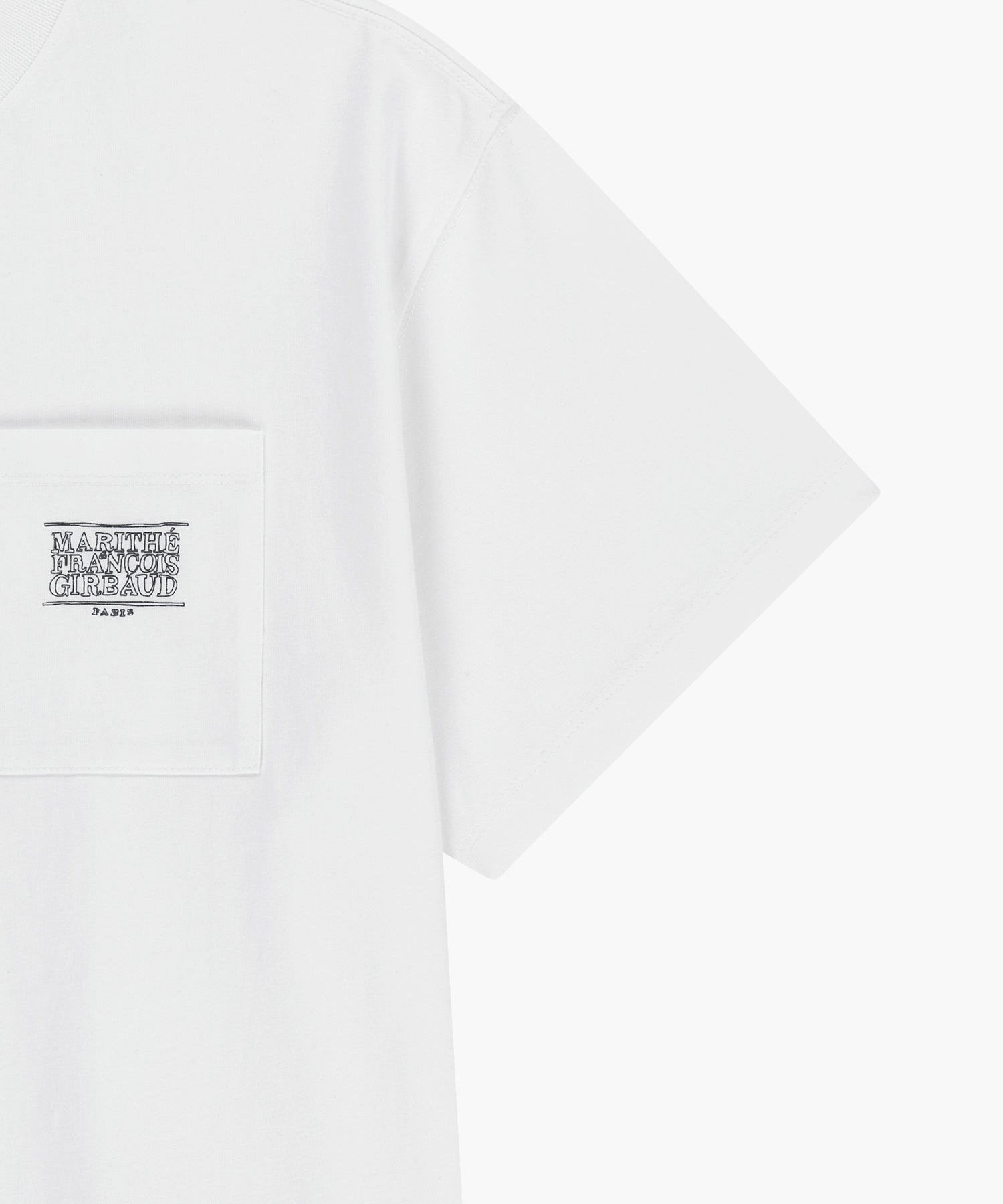 Marithe & Francois Girbaud - Doodle Classic Logo Pocket Tee (White) product image 10 | TRAB K-Fashion Australia