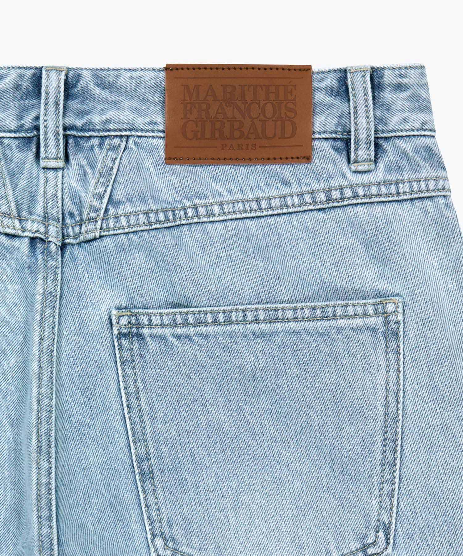Marithe & Francois Girbaud - New M High Straight Denim Pants (Light Blue) product image 10 | TRAB K-Fashion Australia