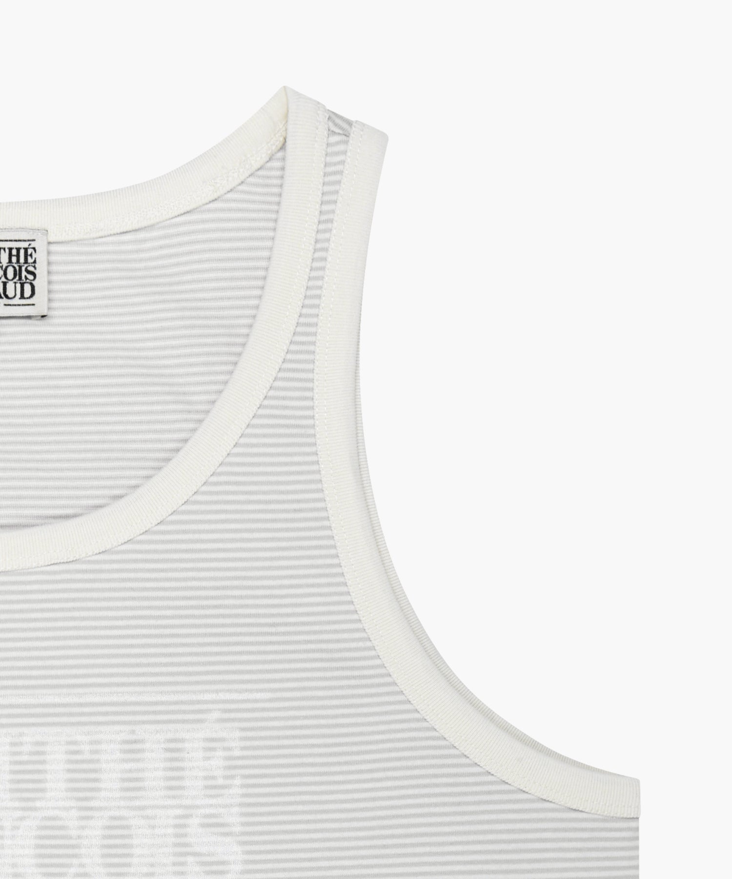 Marithe & Francois Girbaud - Shadow Classic Logo Sleeveless (Ivory) product image 10 | TRAB K-Fashion Australia