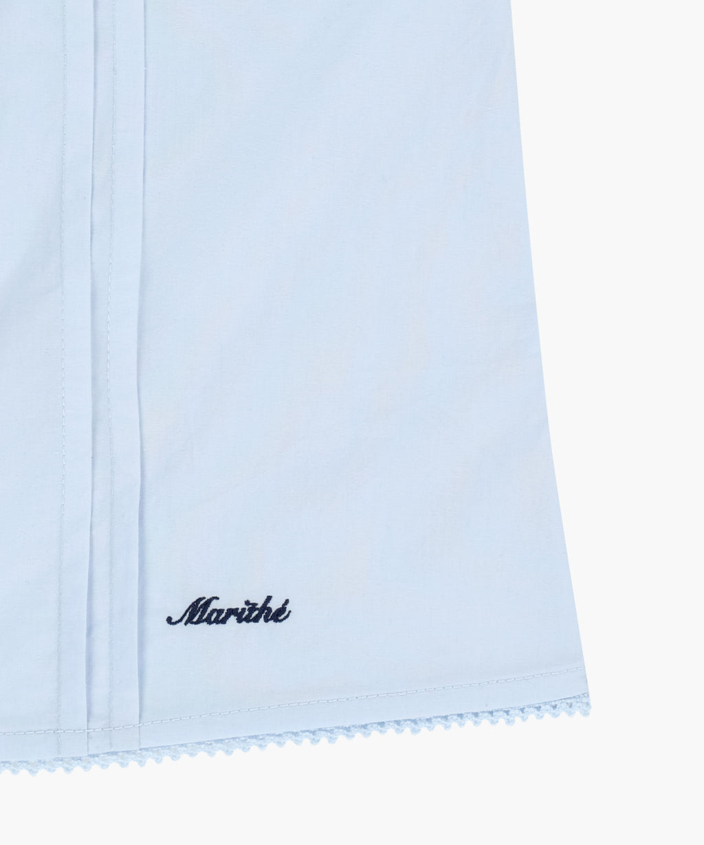 Marithe & Francois Girbaud - Cap Sleeve Ribbon Blouse (Sky Blue) product image 11 | TRAB K-Fashion Australia