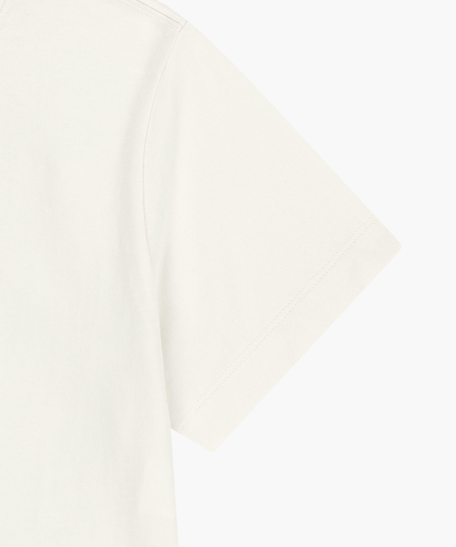 Marithe & Francois Girbaud - Silver Lettering Crop Tee (Ivory) product image 10 | TRAB K-Fashion Australia