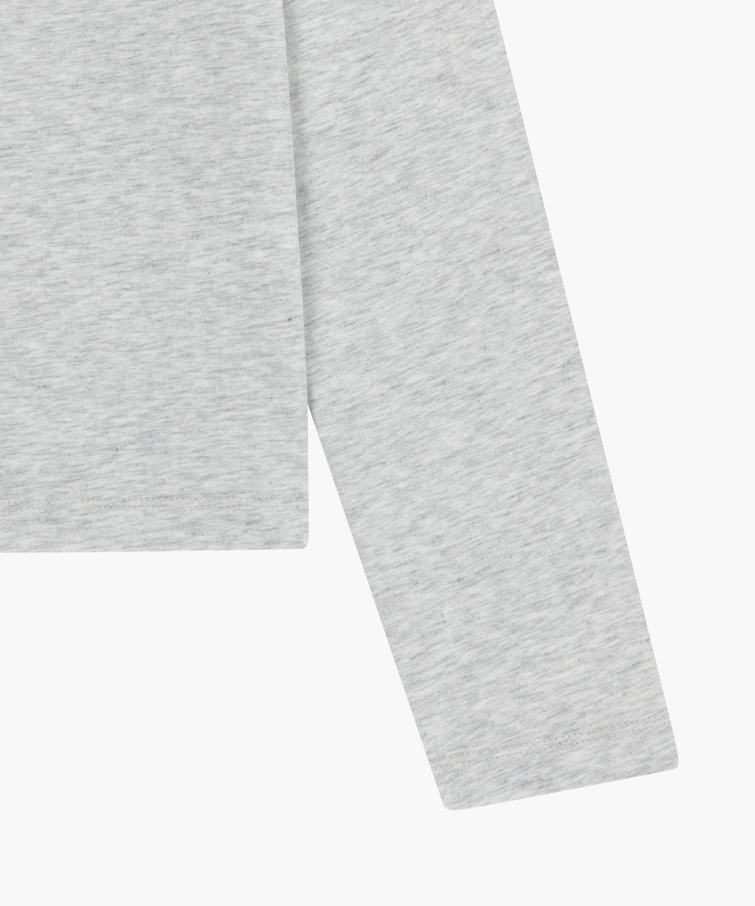 Marithe & Francois Girbaud - Regular Logo Long Sleeve Tee (Light Heather Gray) product image 10 | TRAB K-Fashion Australia
