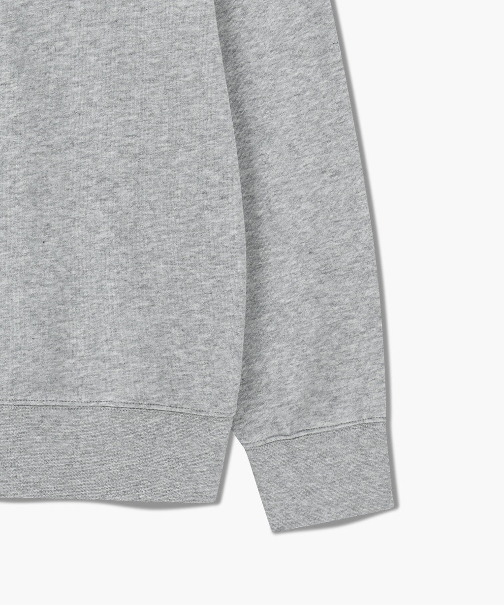 Marithe & Francois Girbaud - Classic Logo Embroidery Sweatshirt (brushed) (Heather Gray) product image 10 | TRAB K-Fashion Australia