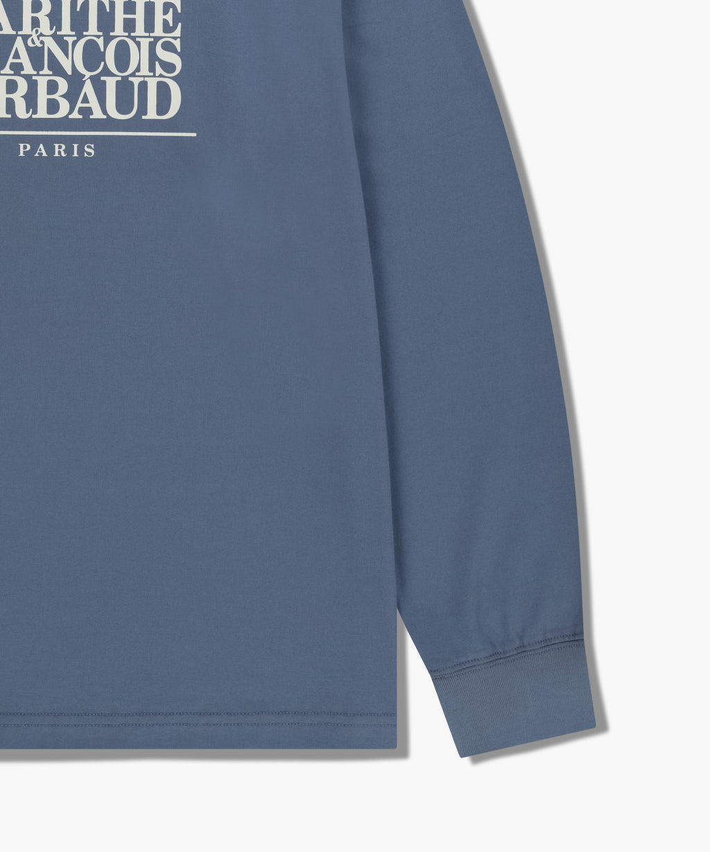 Marithe & Francois Girbaud - Classic Logo Long Sleeve (Ash Blue) product image 10 | TRAB K-Fashion Australia
