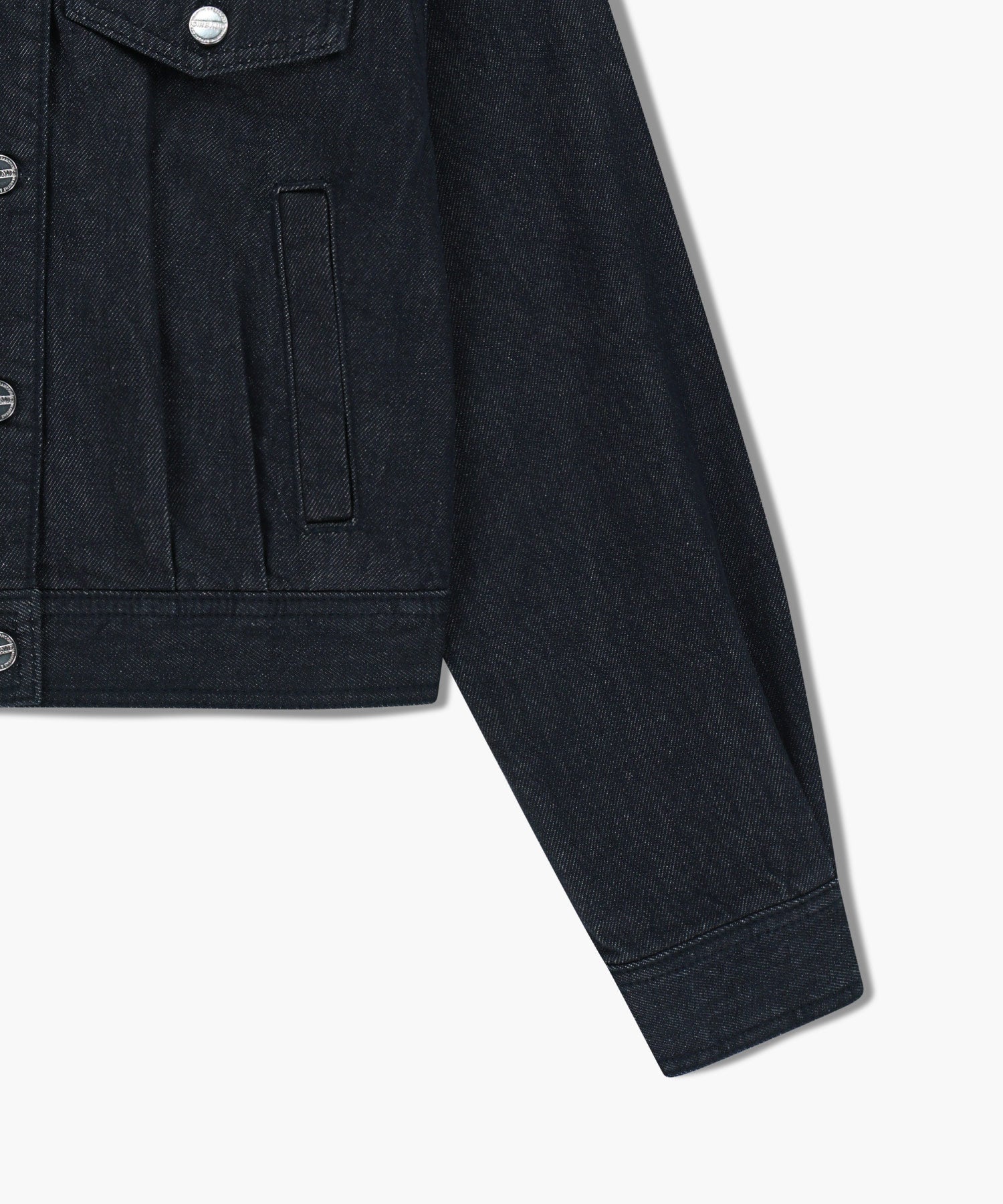 Marithe & Francois Girbaud - Denim Tuck Detail Jacket (Dark Blue) product image 10 | TRAB K-Fashion Australia