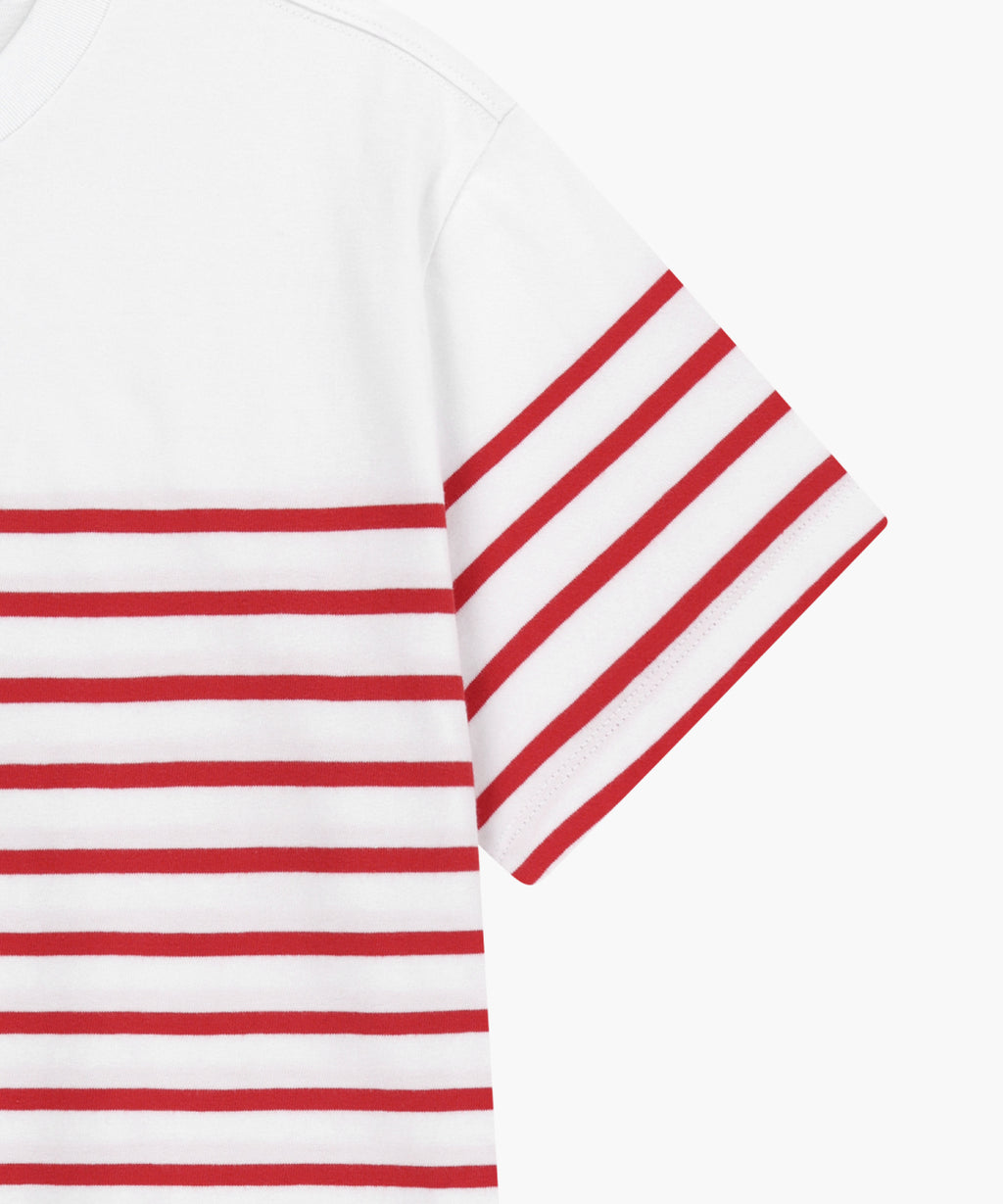 Marithe & Francois Girbaud - Block Stripe Tee (Red) product image 10 | TRAB K-Fashion Australia