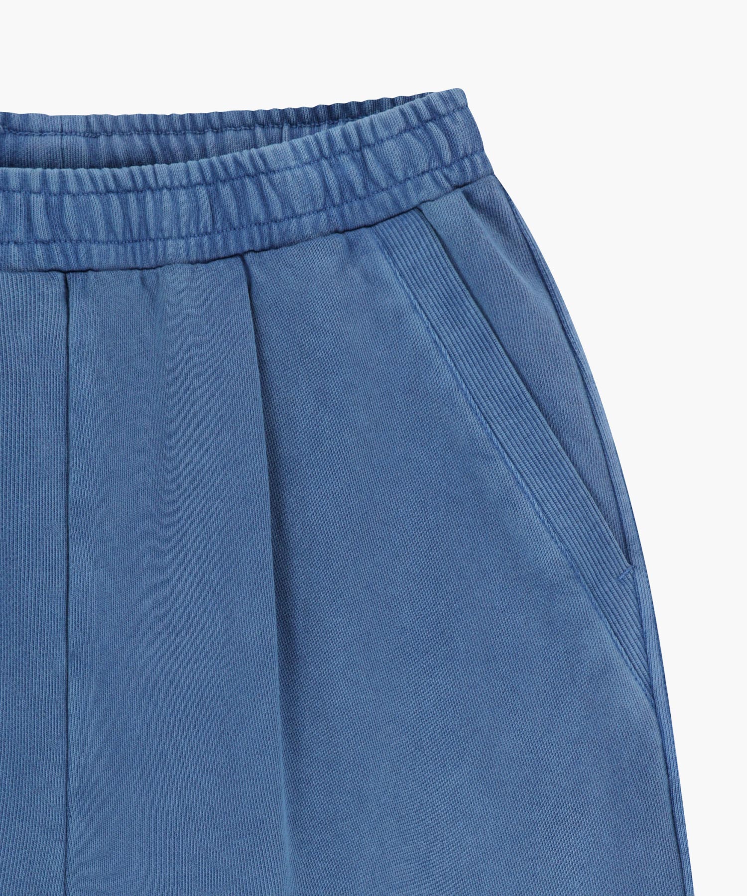 Marithe & Francois Girbaud - Outline Classic Logo Dyeing Bermuda Sweat Shorts (Blue) product image 10 | TRAB K-Fashion Australia