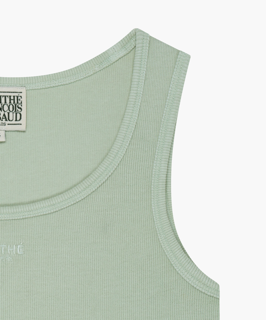 Marithe & Francois Girbaud - Regular Logo Sleeveless (Mint) product image 10 | TRAB K-Fashion Australia