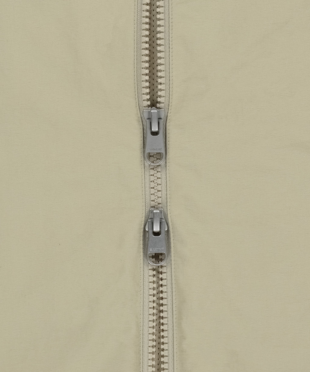 Marithe & Francois Girbaud - Marithe Sport Nylon Track Zip-up Jacket (Beige) product image 10 | TRAB K-Fashion Australia