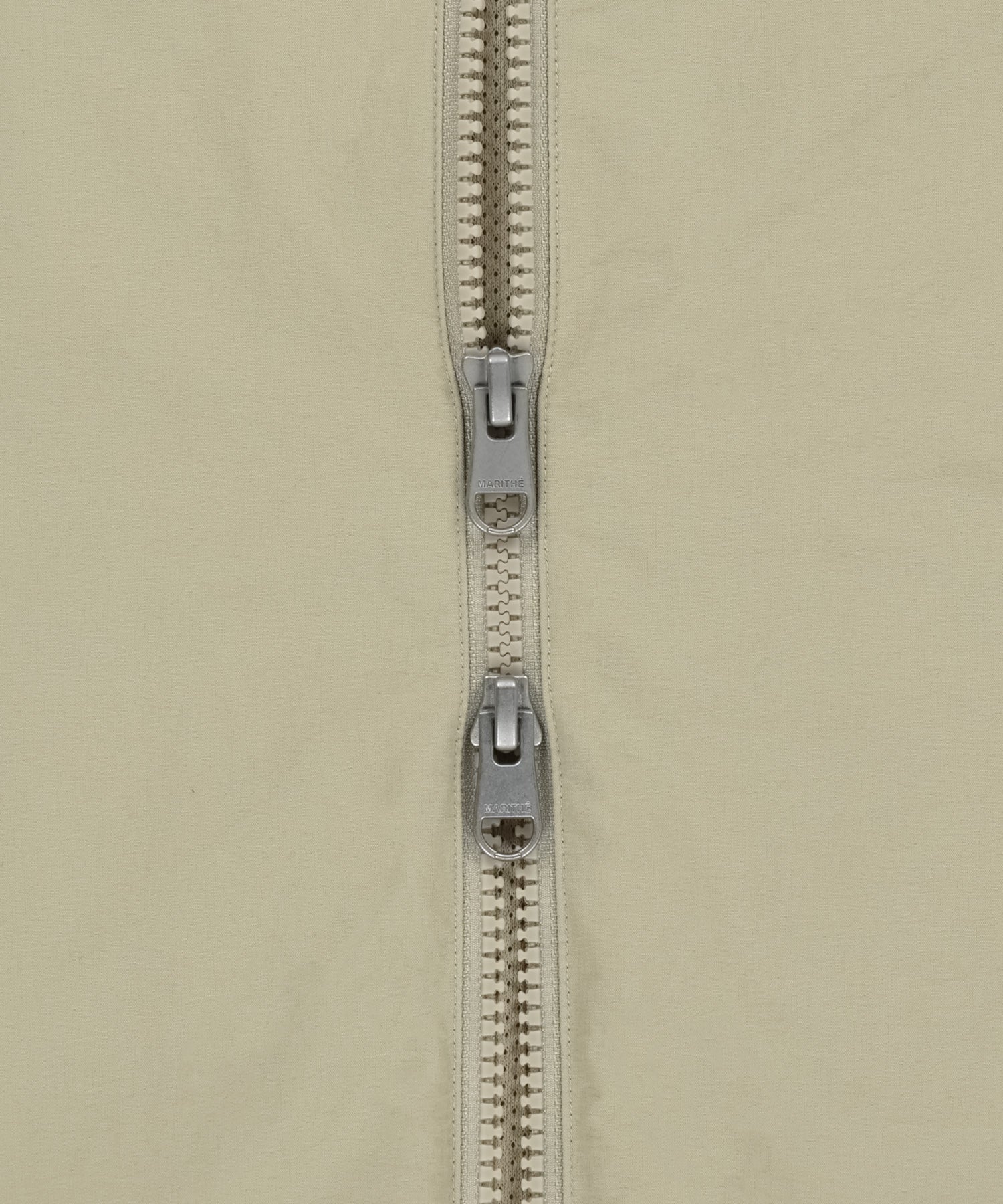 Marithe & Francois Girbaud - Marithe Sport Nylon Track Zip-up Jacket (Beige) product image 10 | TRAB K-Fashion Australia