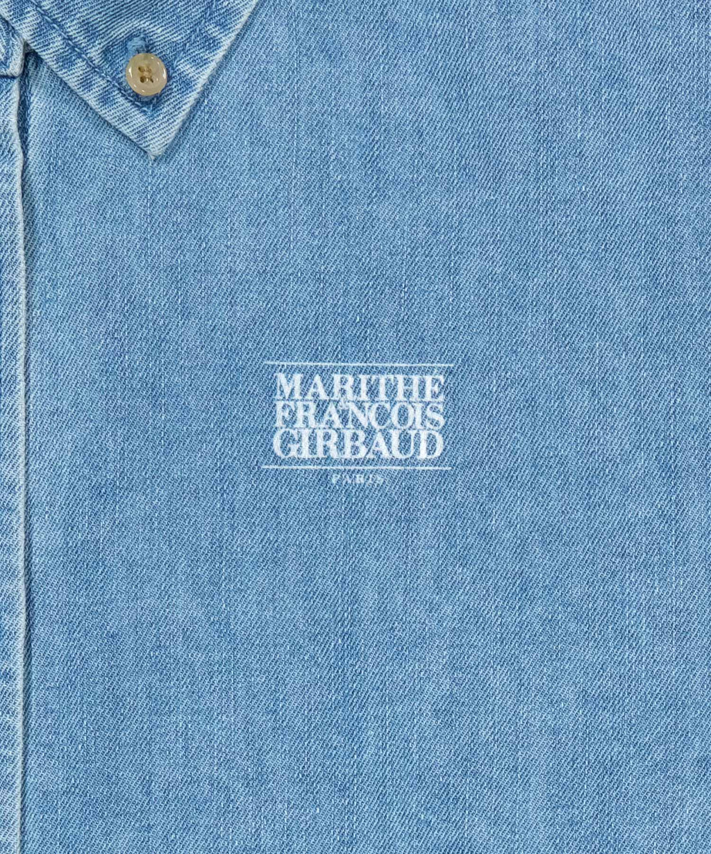 Marithe & Francois Girbaud - Crop Denim Shirt (Light Blue) product image 10 | TRAB K-Fashion Australia