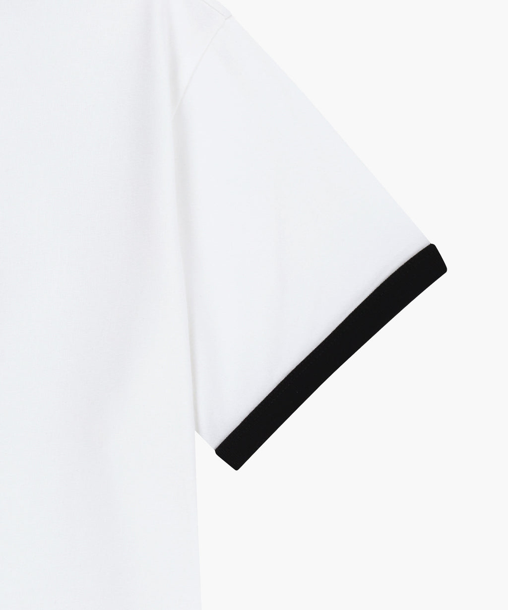 Marithe & Francois Girbaud - Mickey_french Ringer Tee (White) product image 10 | TRAB K-Fashion Australia