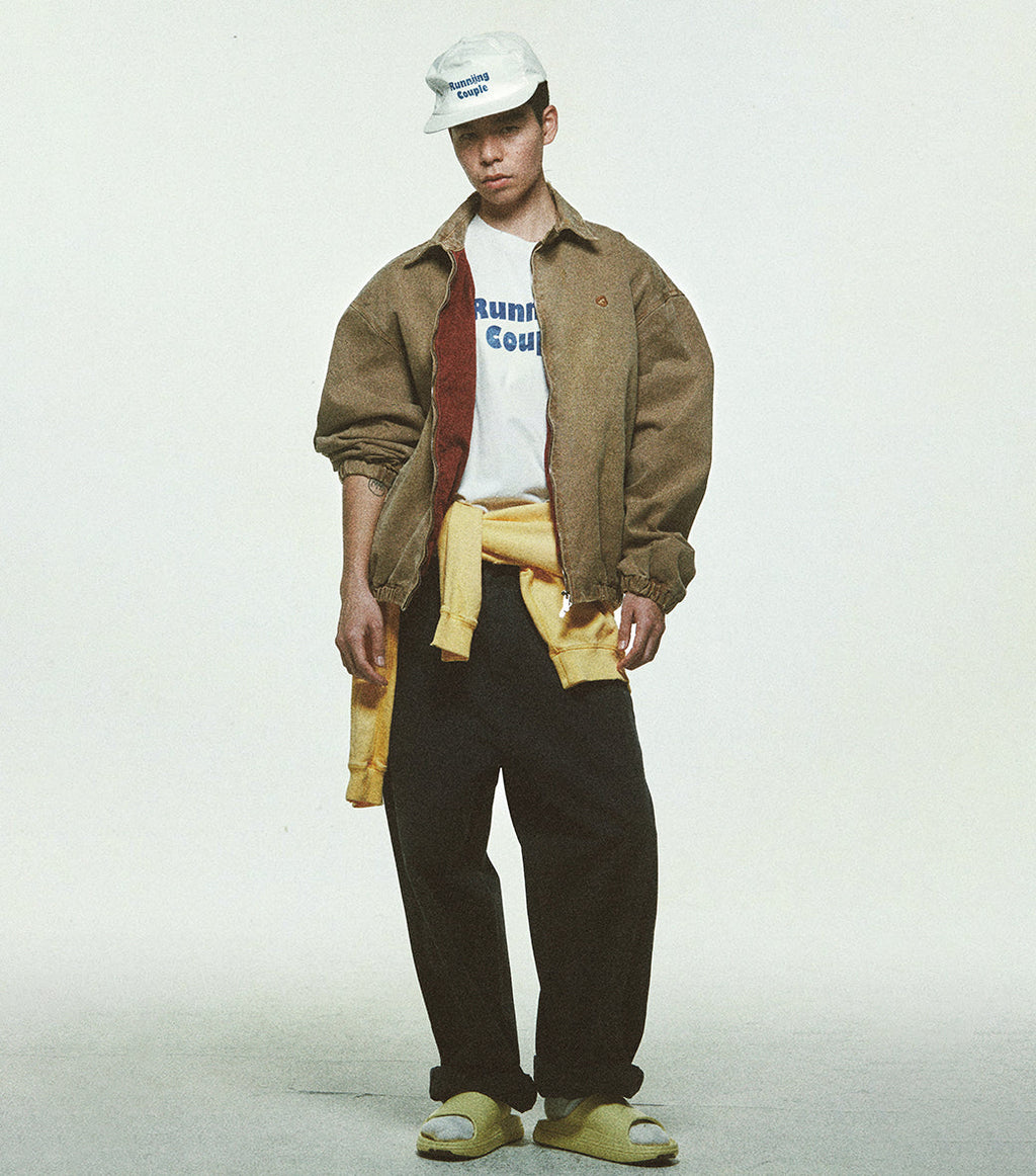 Llege - Destroyed Denim Harrington (Beige) product image 7 | TRAB K-Fashion Australia