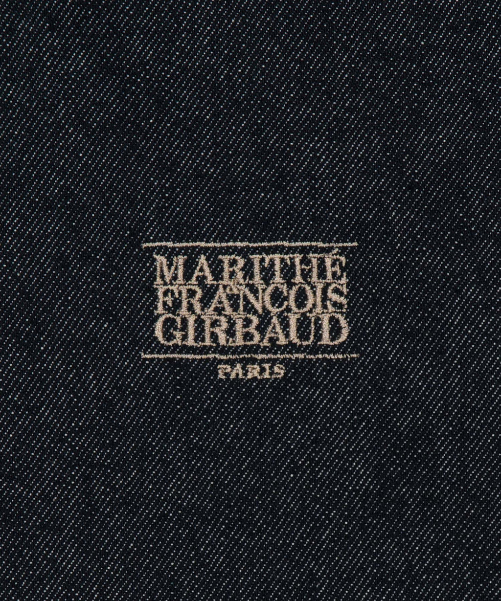 Marithe & Francois Girbaud - Classic Logo Raglan Denim Varsity Jacket (Indigo) product image 10 | TRAB K-Fashion Australia