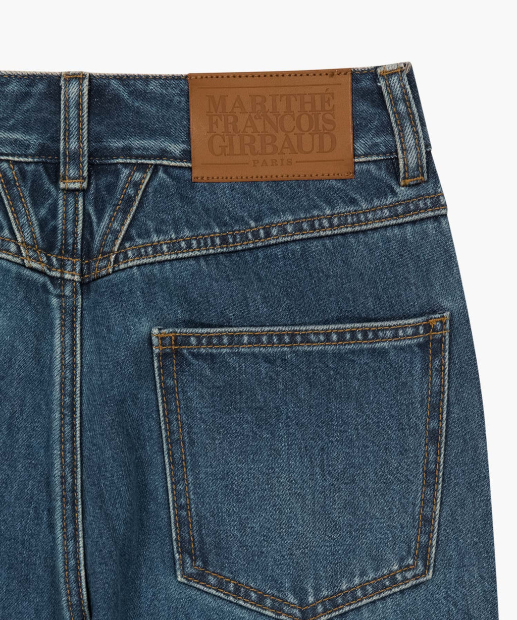 Marithe & Francois Girbaud - Slim Straight Denim Pants (Dark Blue) product image 10 | TRAB K-Fashion Australia