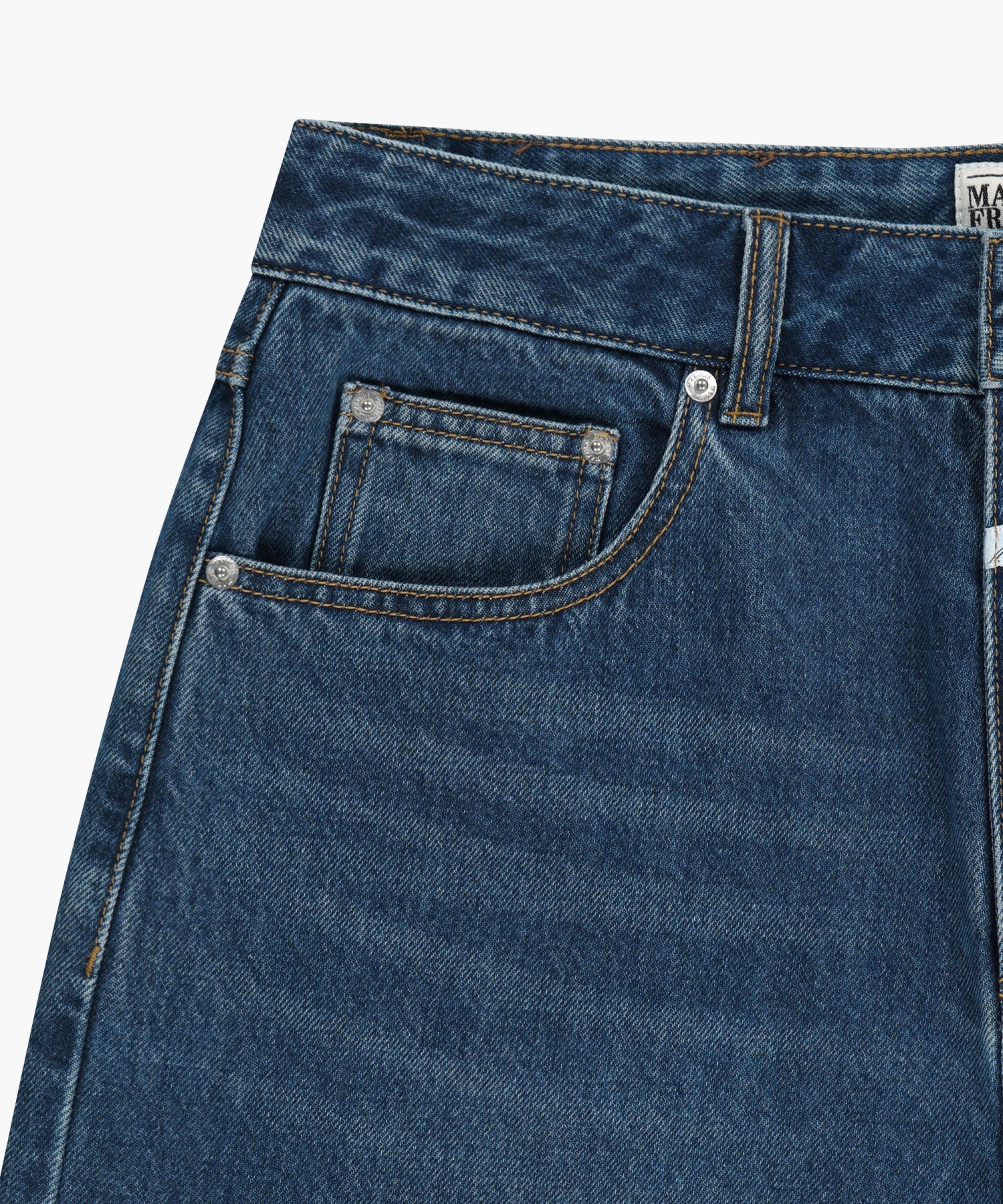 Marithe & Francois Girbaud - Bermuda Denim Pants (Blue) product image 10 | TRAB K-Fashion Australia