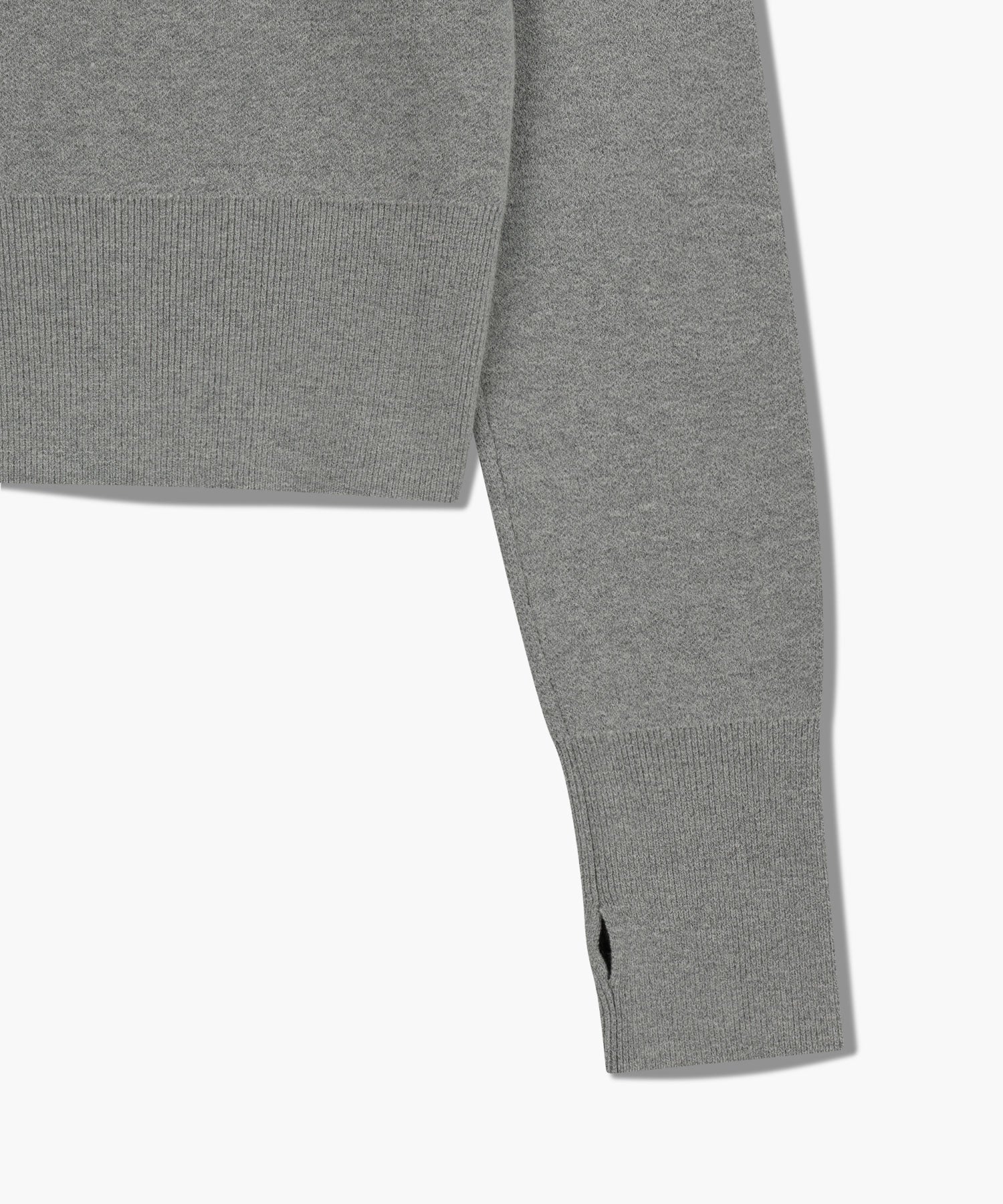 Marithe & Francois Girbaud - Classic Logo Crop Knit (Melange Gray) product image 10 | TRAB K-Fashion Australia
