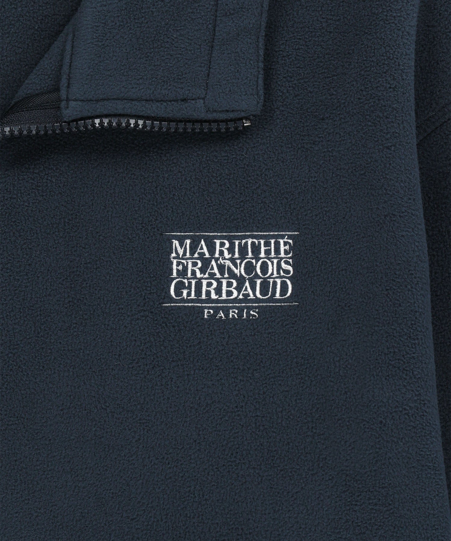Marithe & Francois Girbaud - Classic Logo Half Neck Fleece Sweatshirt (Navy) product image 10 | TRAB K-Fashion Australia