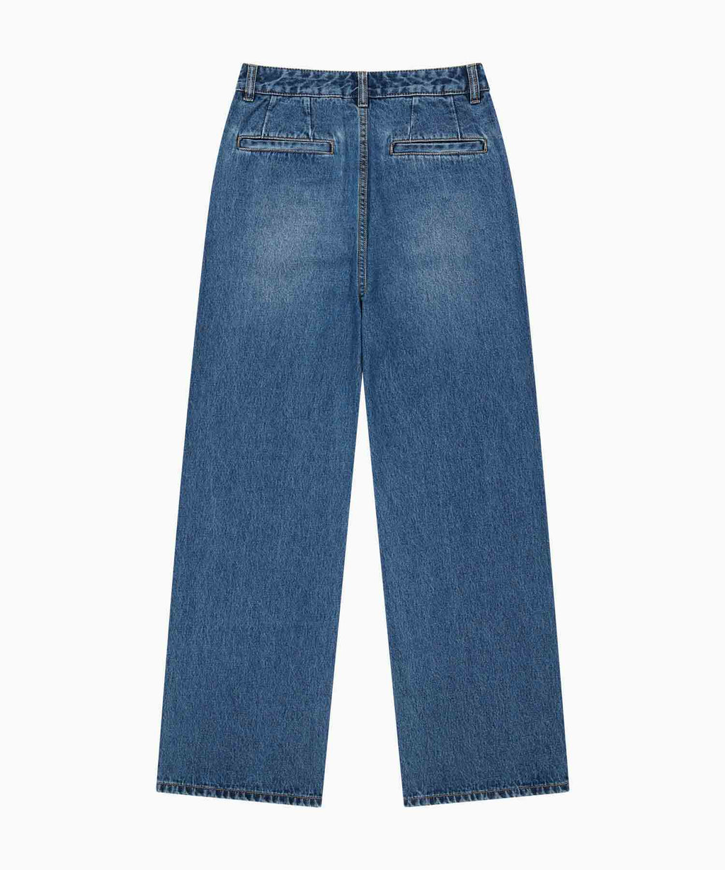 Marithe & Francois Girbaud - Layered Skirt Denim Pants (Blue) product image 12 | TRAB K-Fashion Australia