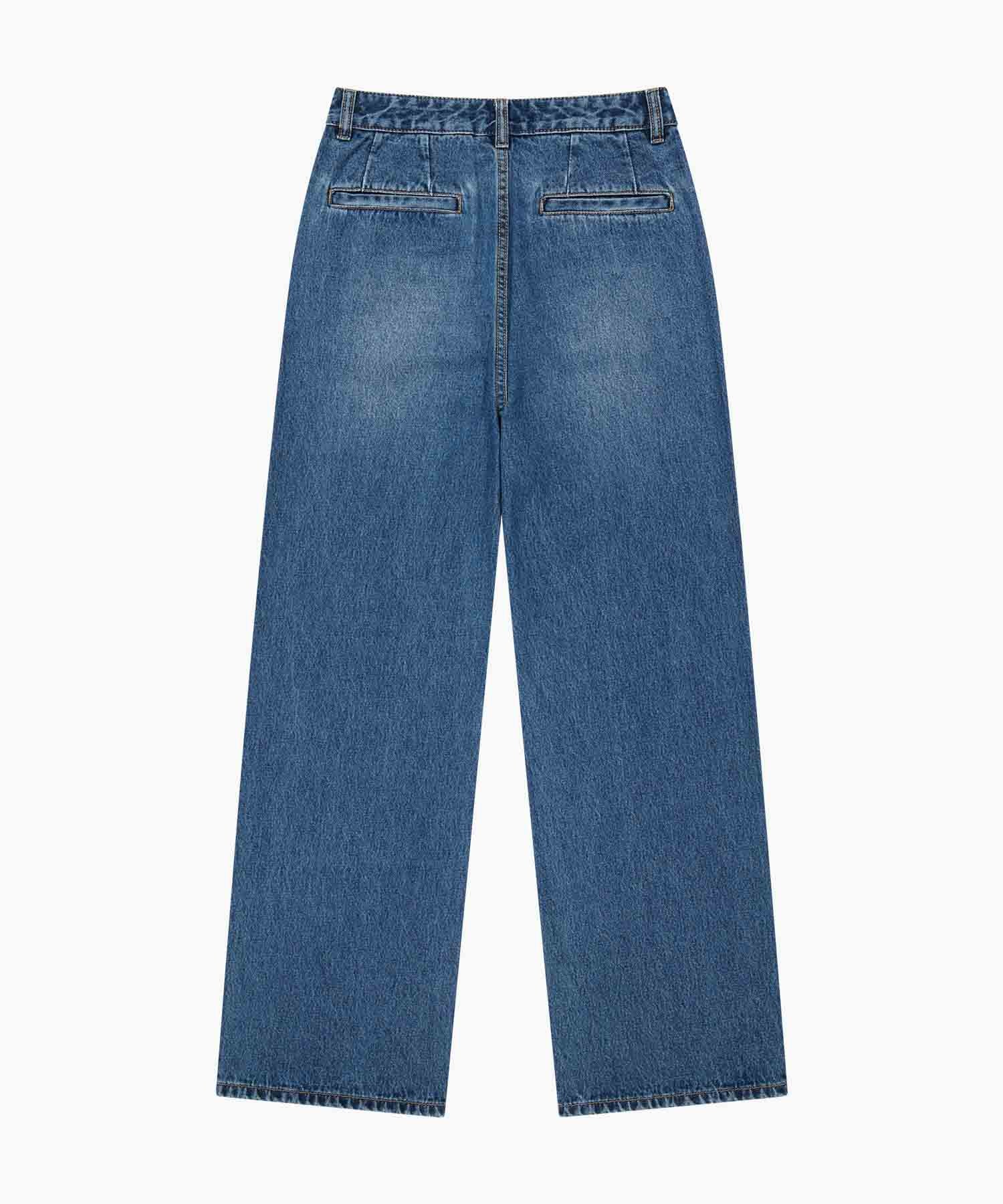 Marithe & Francois Girbaud - Layered Skirt Denim Pants (Blue) product image 12 | TRAB K-Fashion Australia