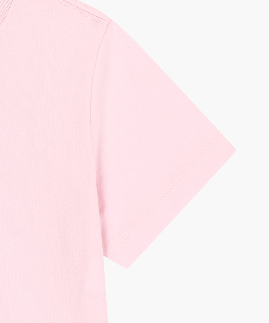 Marithe & Francois Girbaud - Silver Lettering Crop Tee (Pink) product image 10 | TRAB K-Fashion Australia