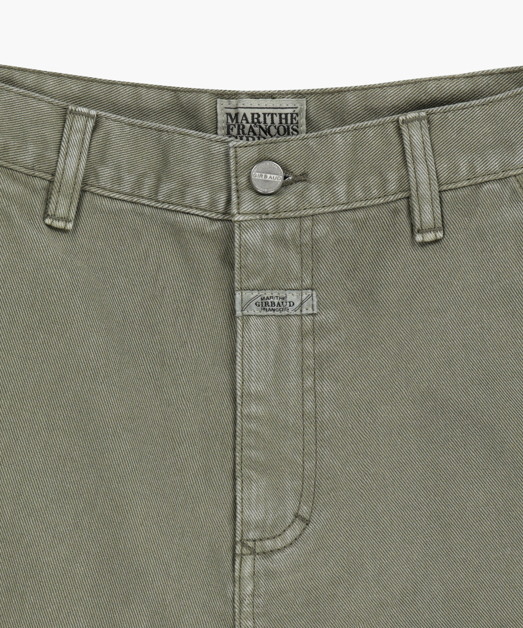 Marithe & Francois Girbaud - Bermuda Carpenter Denim Shorts (Gray Khaki) product image 10 | TRAB K-Fashion Australia