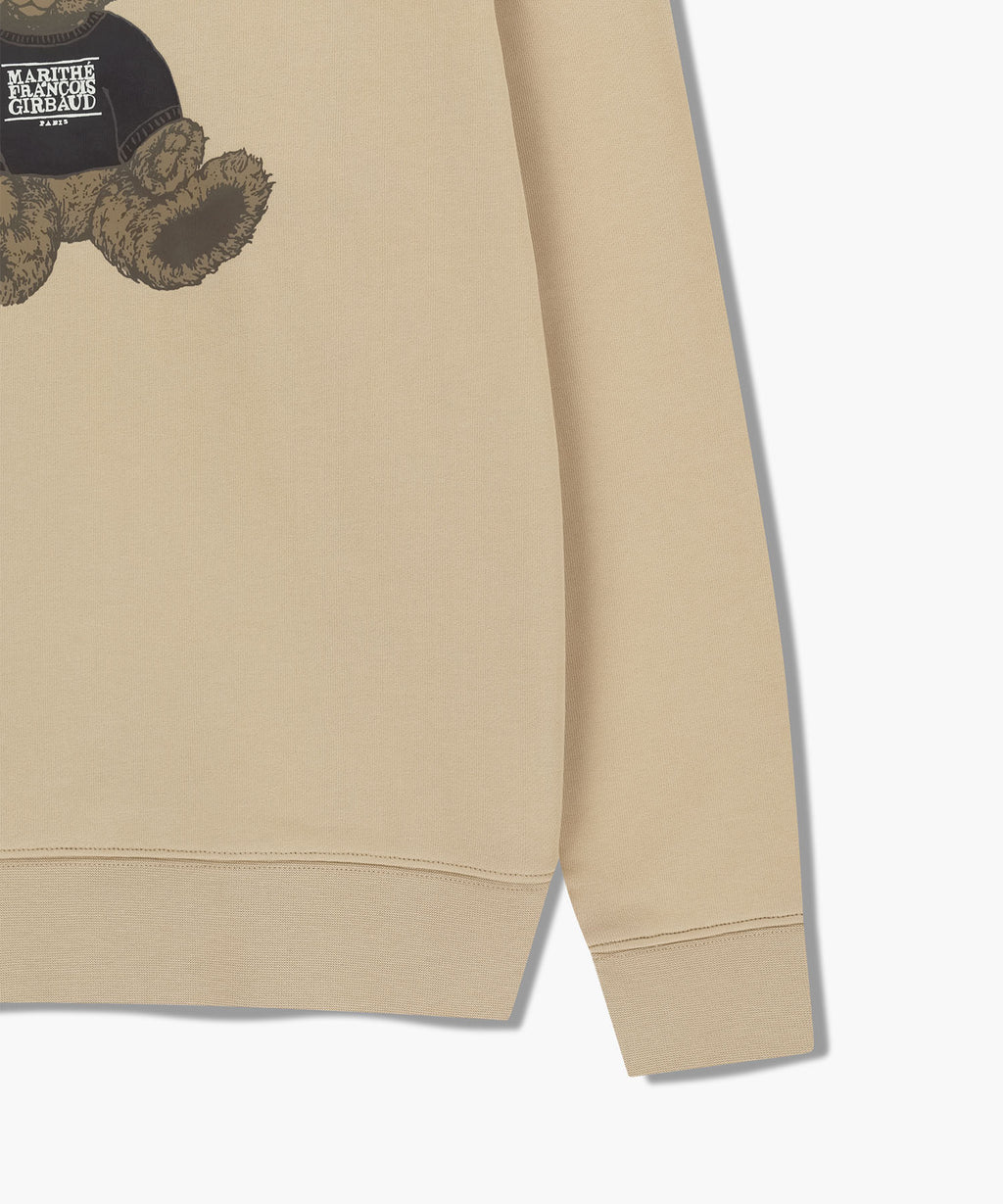 Marithe & Francois Girbaud - Doodle Bear Sweatshirt (Beige) product image 10 | TRAB K-Fashion Australia