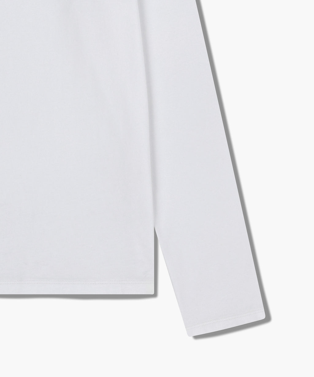 Marithe & Francois Girbaud - Classic Logo Long Sleeve (White) product image 10 | TRAB K-Fashion Australia