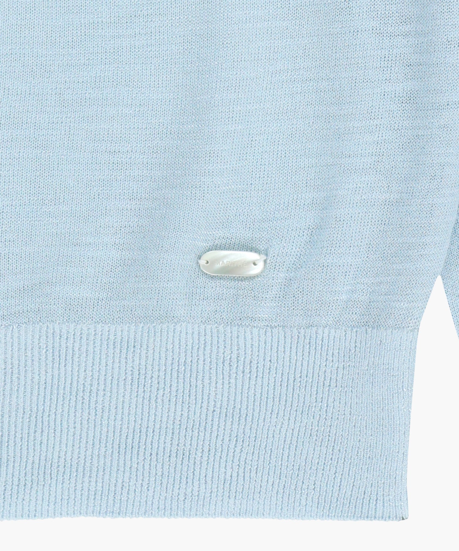 Marithe & Francois Girbaud - Sheer Knit Cardigan (Sky Blue) product image 10 | TRAB K-Fashion Australia