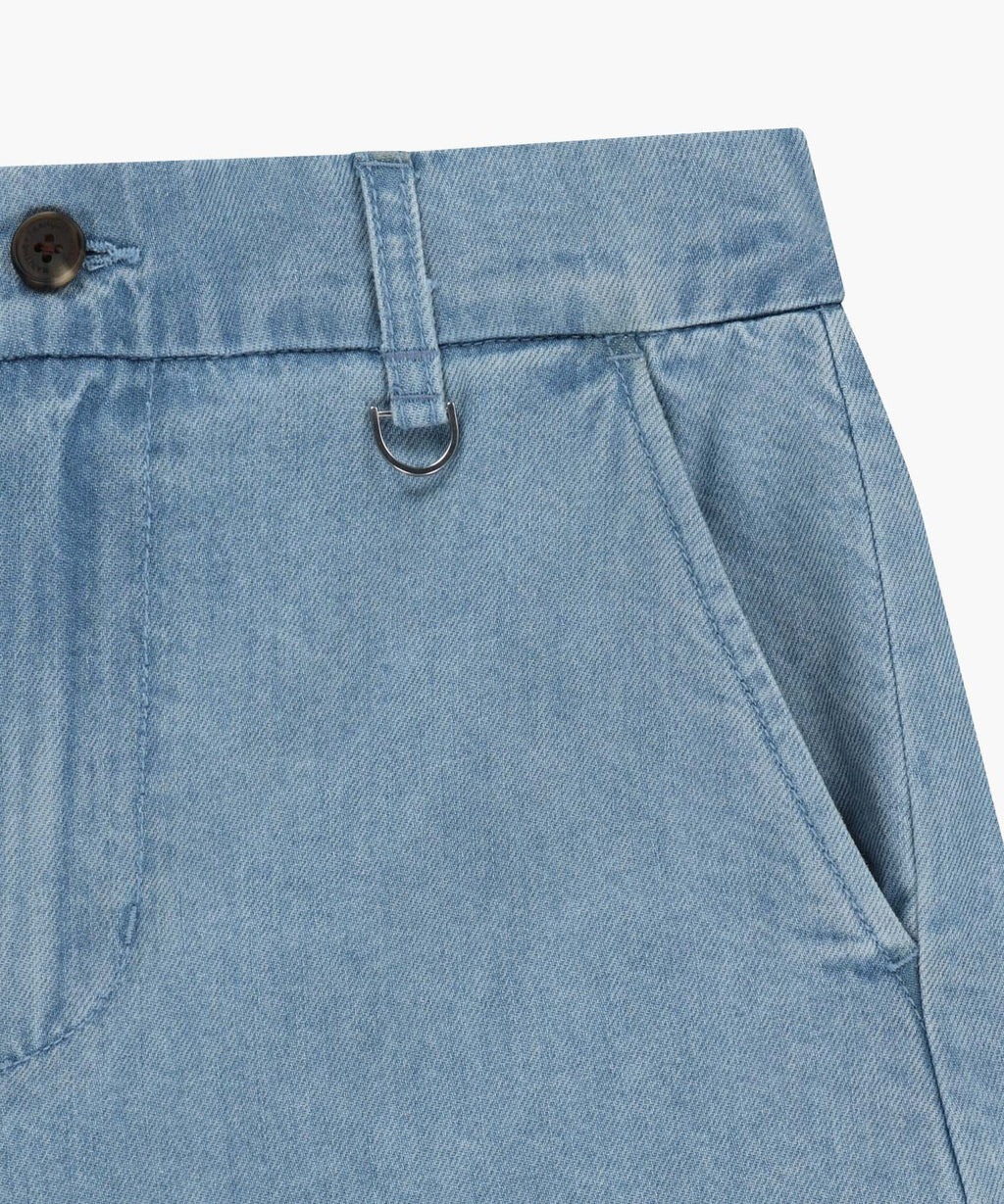 Marithe & Francois Girbaud - Marine Denim Easy Shorts (Light Blue) product image 10 | TRAB K-Fashion Australia