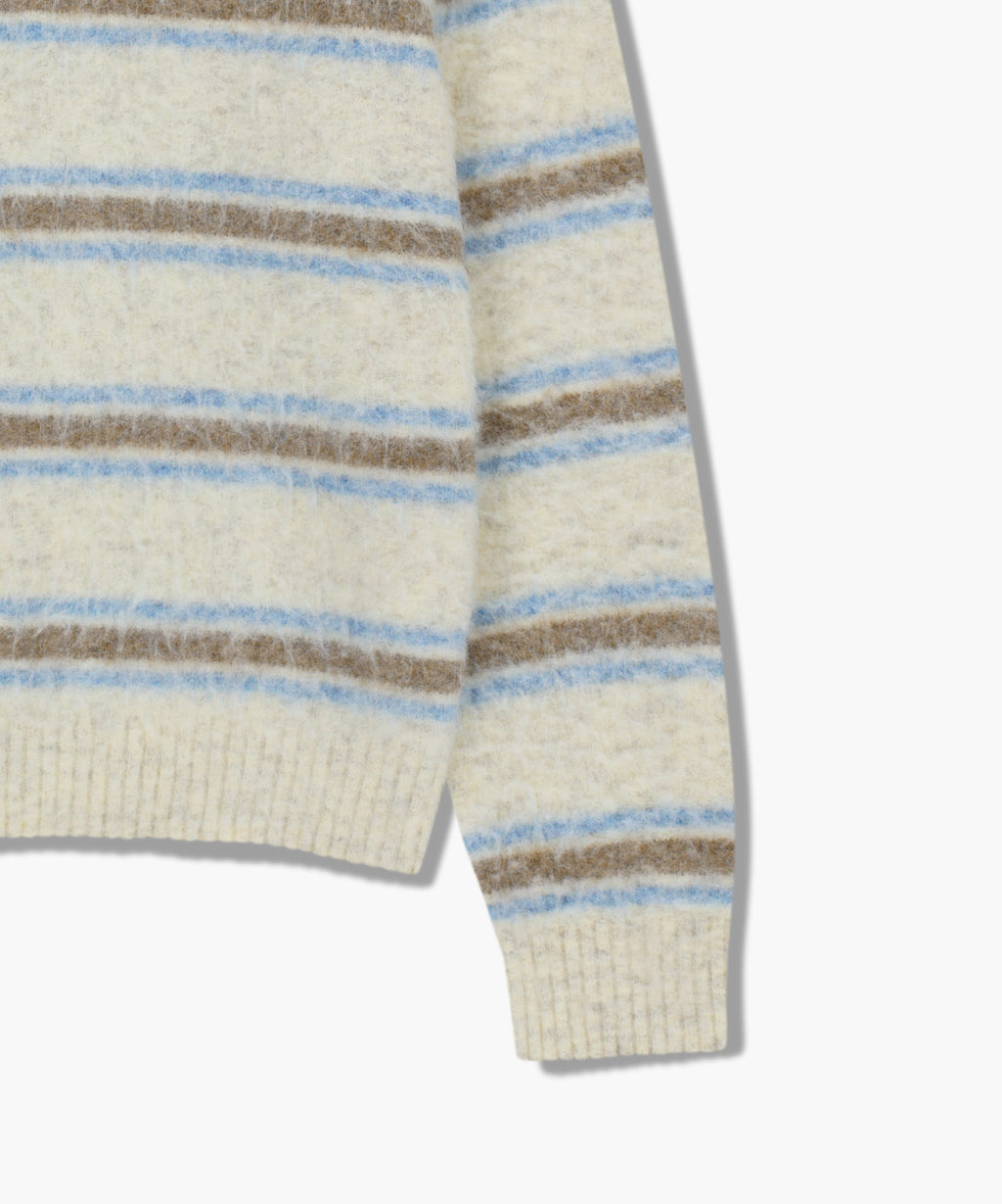 Marithe & Francois Girbaud - Multi Stripe Knit Pullover (Ivory) product image 10 | TRAB K-Fashion Australia