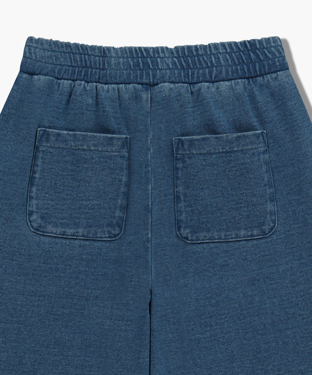 Marithe & Francois Girbaud - Embroidery Classic Logo Sweat Pants (Blue) product image 10 | TRAB K-Fashion Australia