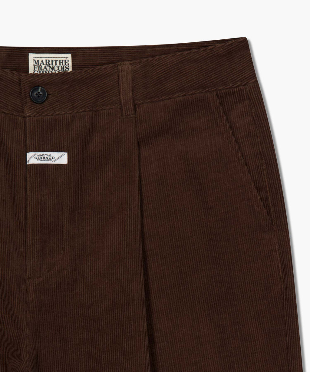 Marithe & Francois Girbaud - Corduroy Pants (Brown) product image 10 | TRAB K-Fashion Australia