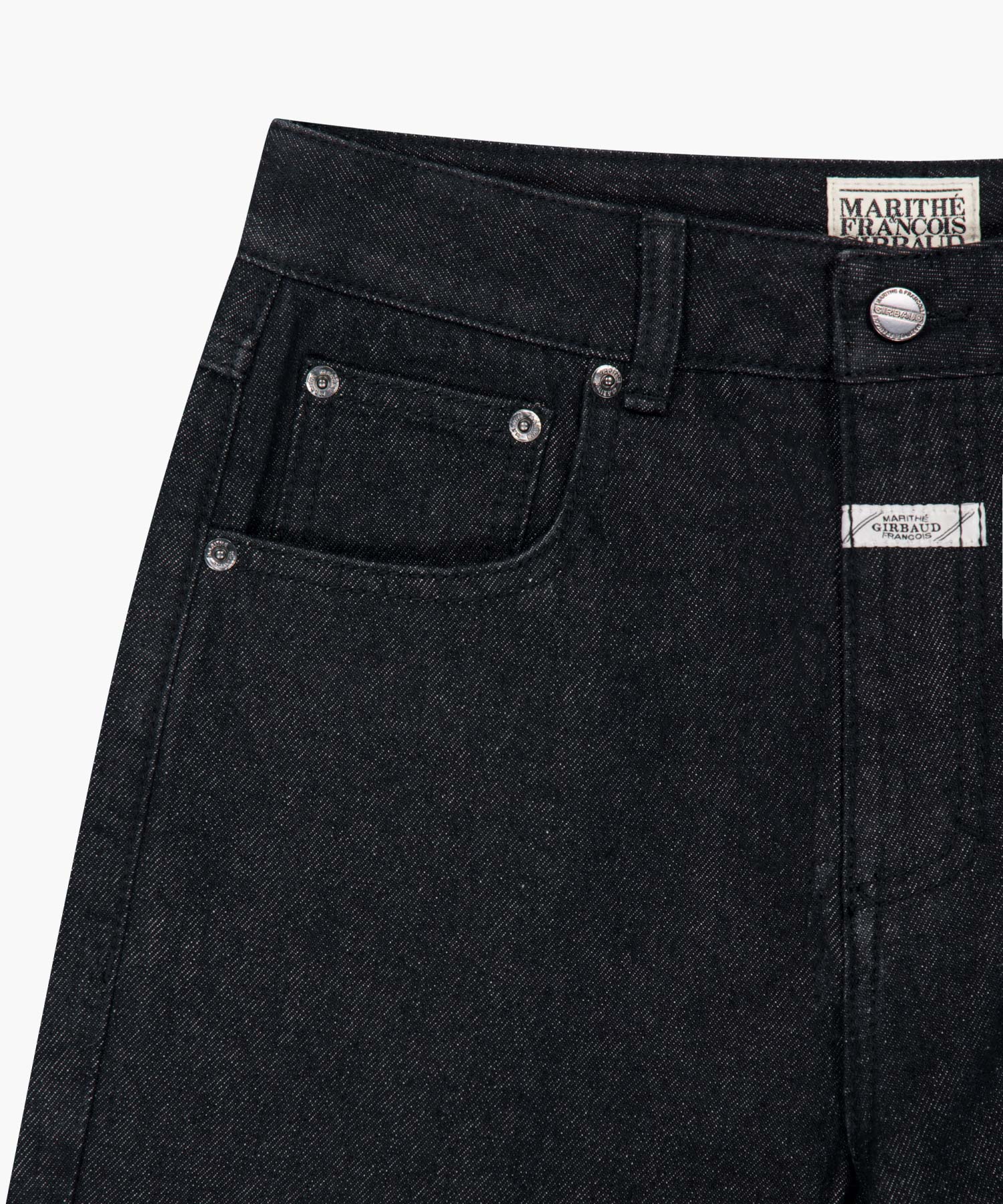 Marithe & Francois Girbaud - Straight Fit Raw Denim Pants (Black) product image 10 | TRAB K-Fashion Australia