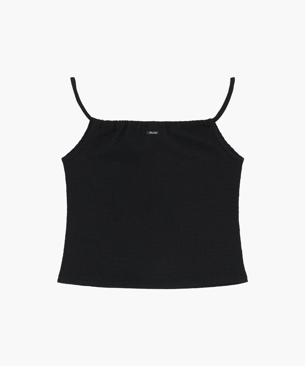 Marithe & Francois Girbaud - Crinkle Sleeveless + Cardigan Set (Black) product image 10 | TRAB K-Fashion Australia