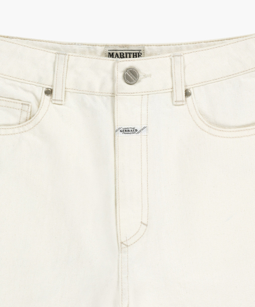 Marithe & Francois Girbaud - Denim Shorts (Ecru) product image 13 | TRAB K-Fashion Australia