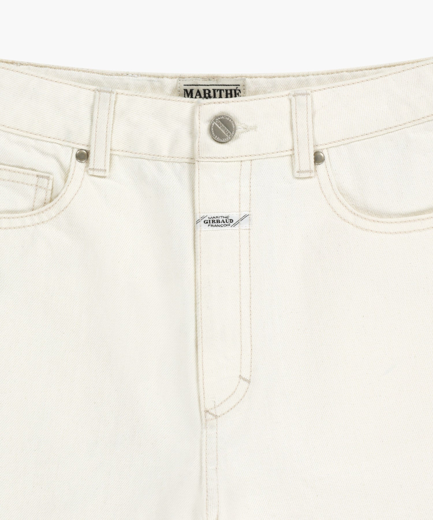 Marithe & Francois Girbaud - Denim Shorts (Ecru) product image 13 | TRAB K-Fashion Australia