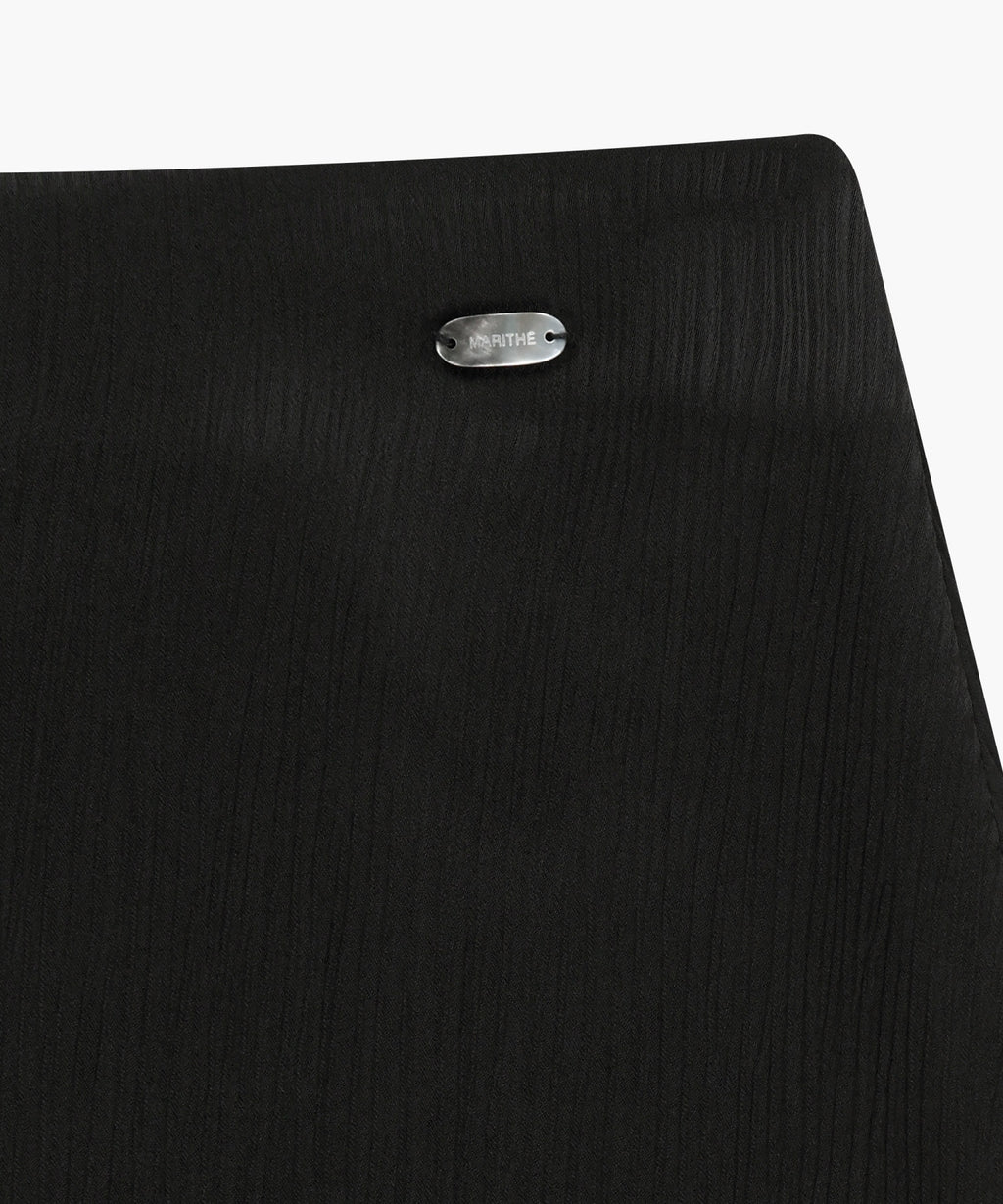 Marithe & Francois Girbaud - Satin Skirt (Black) product image 10 | TRAB K-Fashion Australia