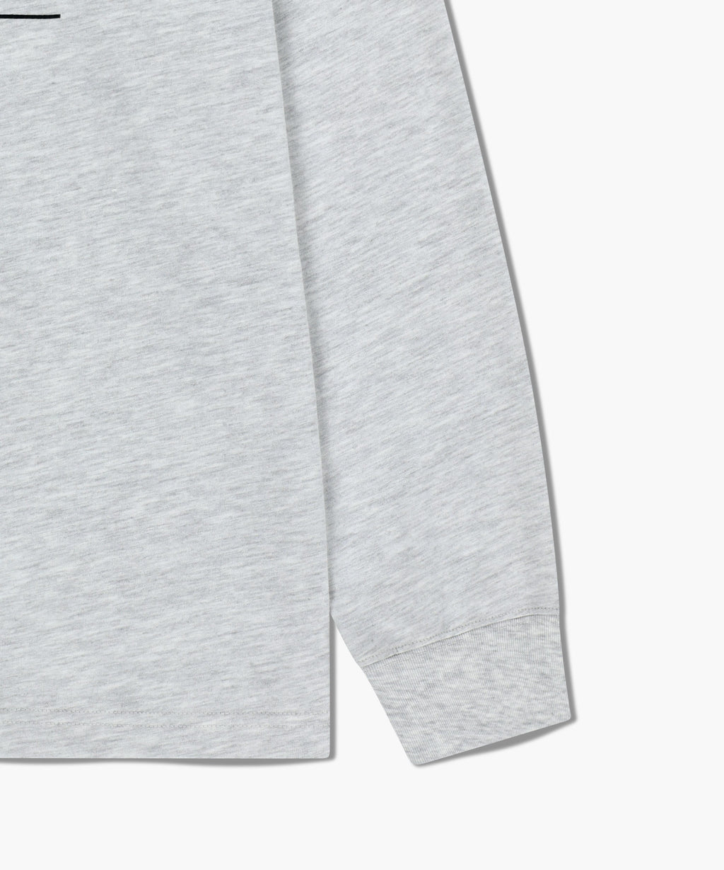 Marithe & Francois Girbaud - Classic Logo Long Sleeve (Light Heather Gray) product image 10 | TRAB K-Fashion Australia