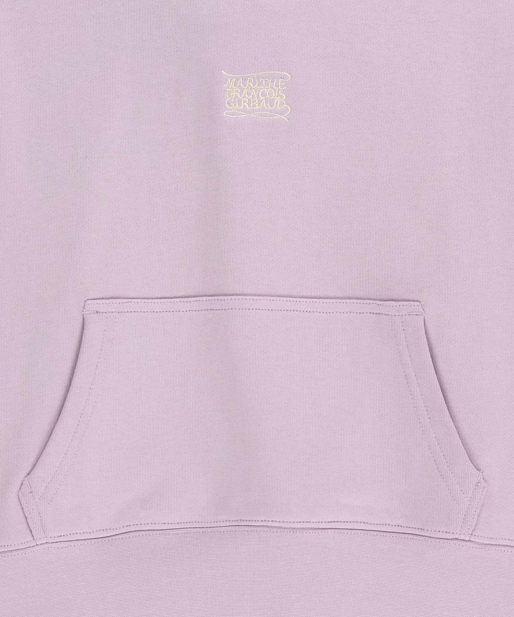 Marithe & Francois Girbaud - Drawing Classic Logo Crop Hoodie (Lavender) product image 10 | TRAB K-Fashion Australia