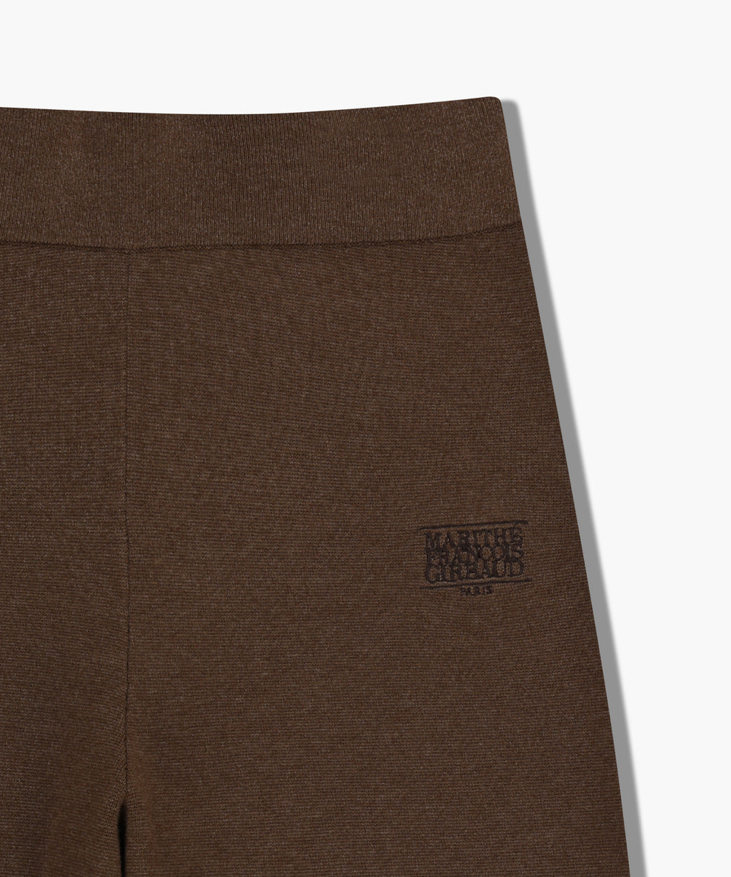 Marithe & Francois Girbaud - Classic Logo Knit Pants (Brown) product image 10 | TRAB K-Fashion Australia