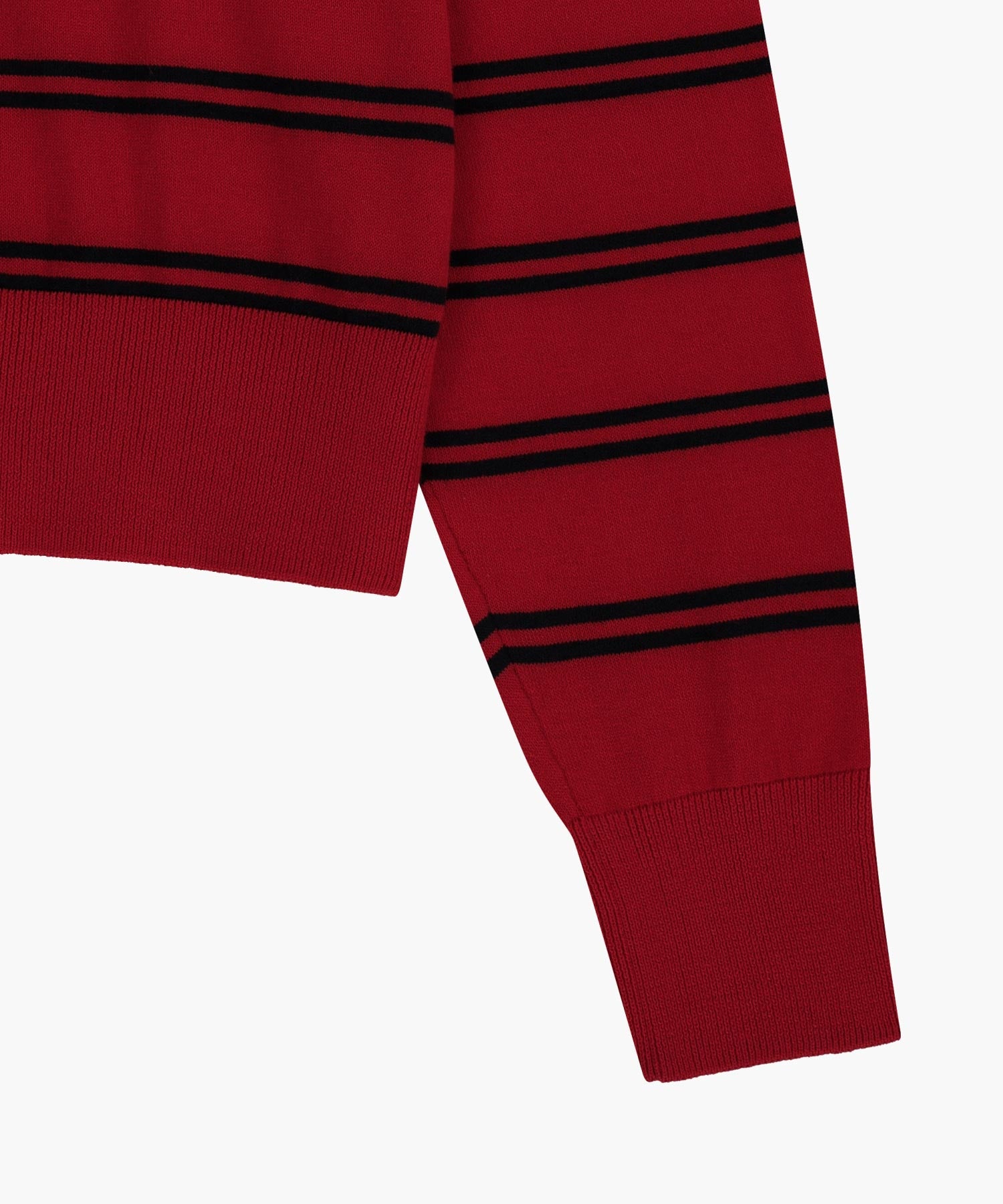 Marithe & Francois Girbaud - Stripe Knit Cardigan (Red) product image 10 | TRAB K-Fashion Australia