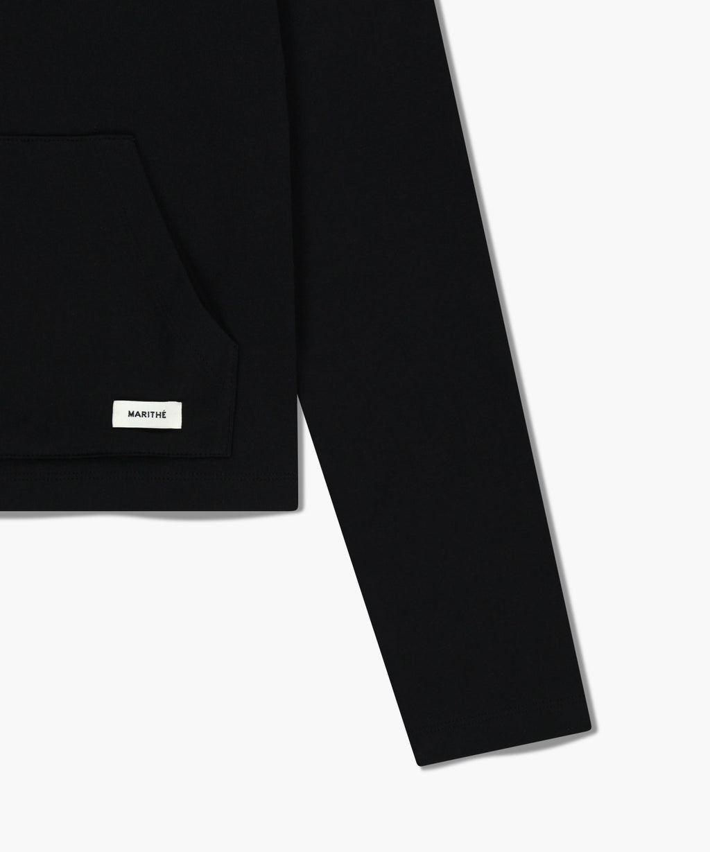 Marithe & Francois Girbaud - Basic Hoodie Long Sleeve (Black) product image 10 | TRAB K-Fashion Australia