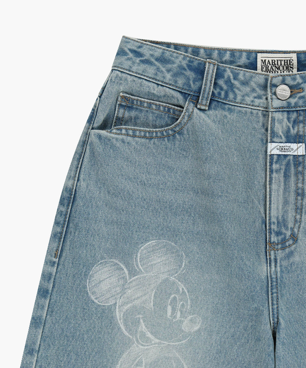 Marithe & Francois Girbaud - Mickey_w Bermuda Denim Pants (Light Blue) product image 10 | TRAB K-Fashion Australia