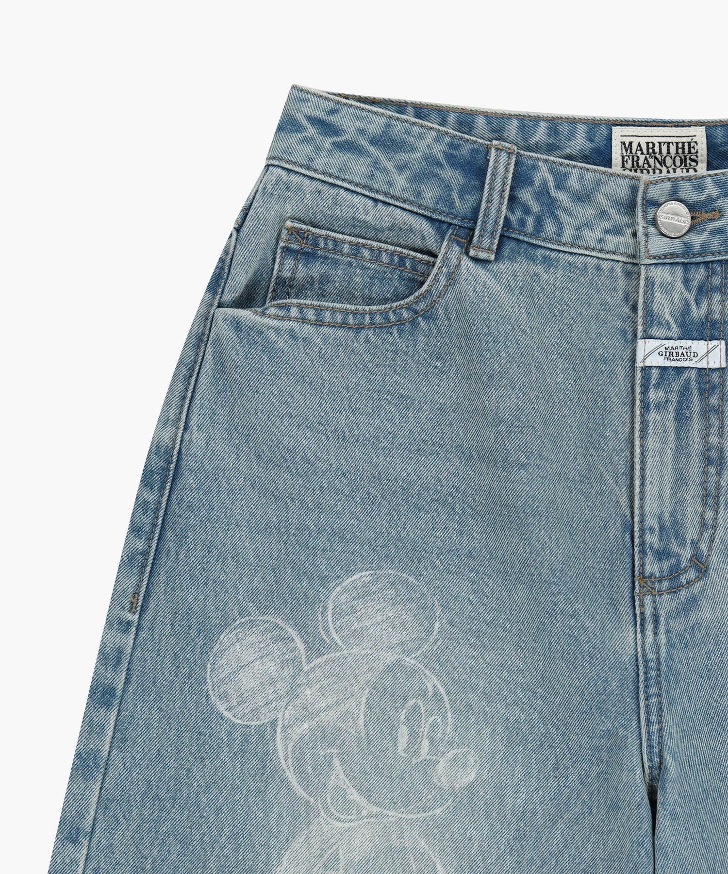 Marithe & Francois Girbaud - Mickey_w Bermuda Denim Pants (Light Blue) product image 10 | TRAB K-Fashion Australia