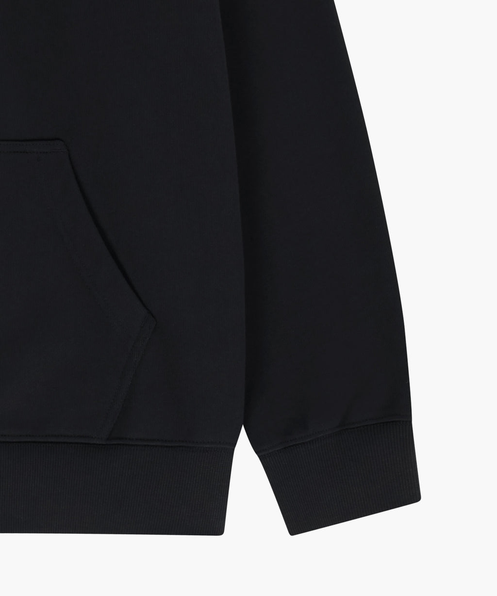 Marithe & Francois Girbaud - Classic Logo Embroidery Hoodie (Black Black) product image 10 | TRAB K-Fashion Australia