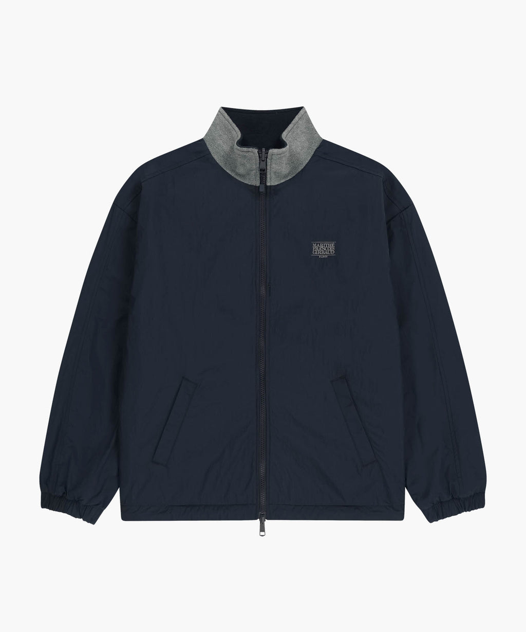 Marithe & Francois Girbaud - Classic Logo Reversible Fleece Jacket (Gray) product image 10 | TRAB K-Fashion Australia