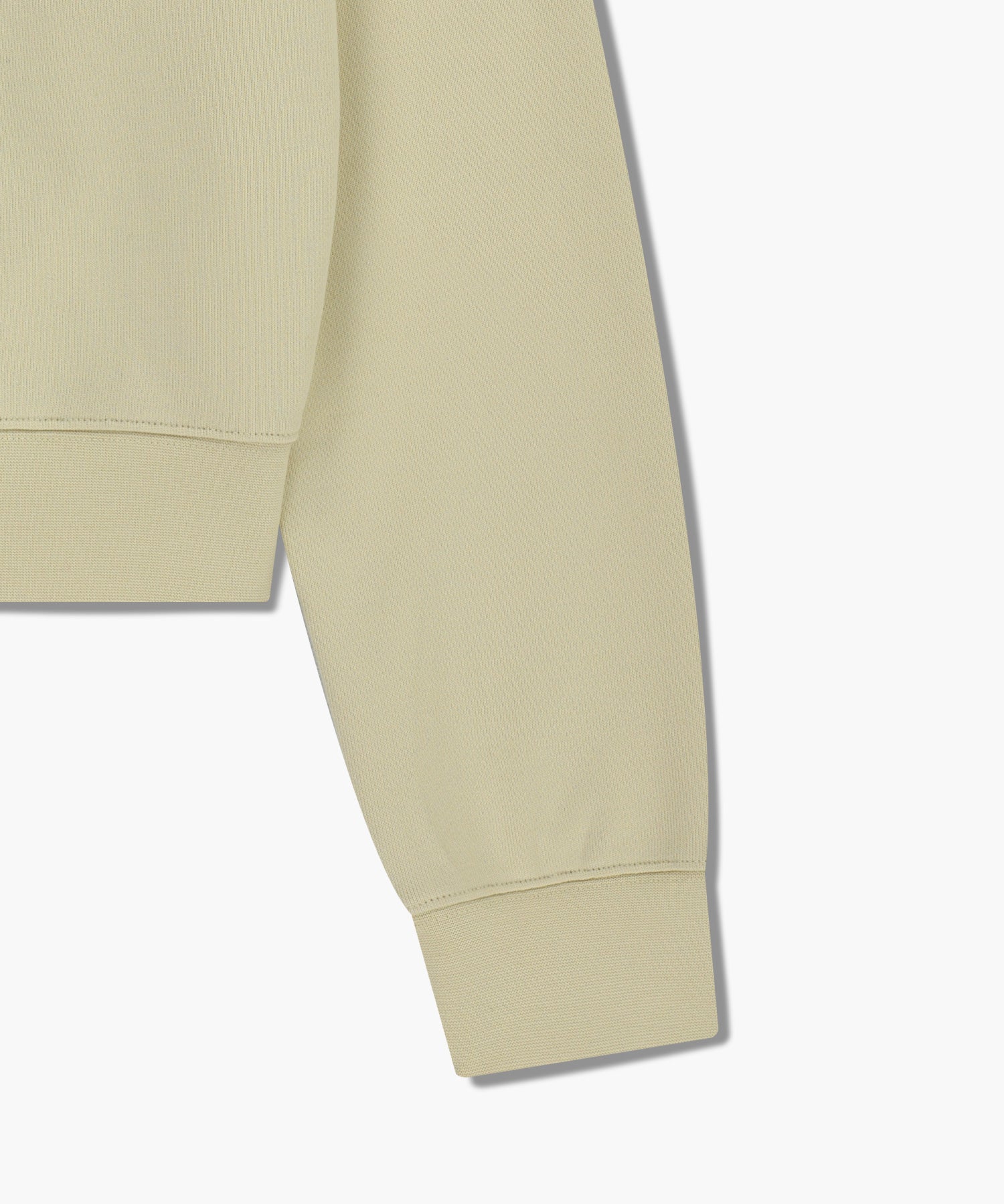 Marithe & Francois Girbaud - Classic Logo Crop Sweatshirt (Light Yellow) product image 10 | TRAB K-Fashion Australia