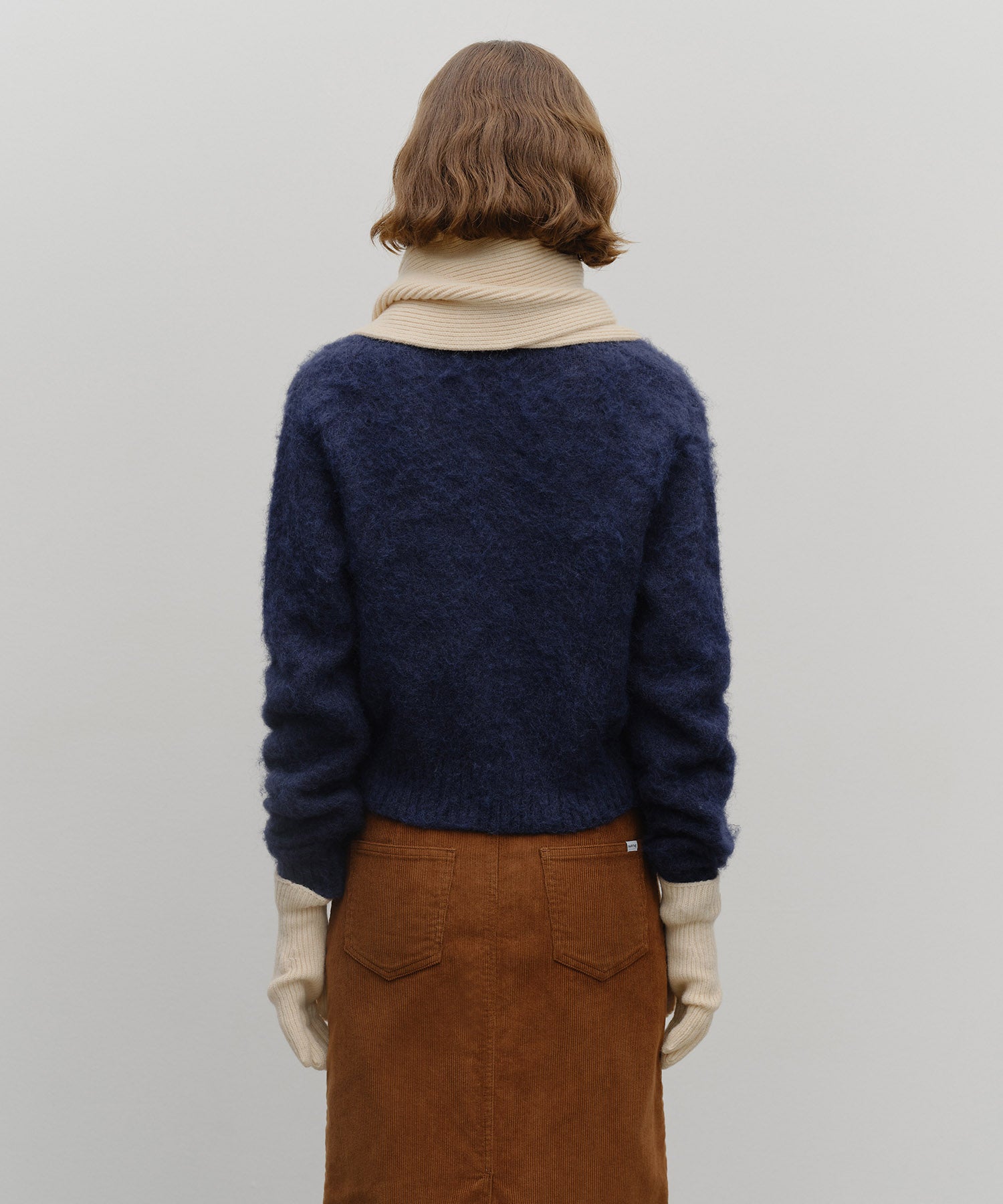 Marithe & Francois Girbaud - Regular Logo Muffler&glove (Beige) product image 10 | TRAB K-Fashion Australia