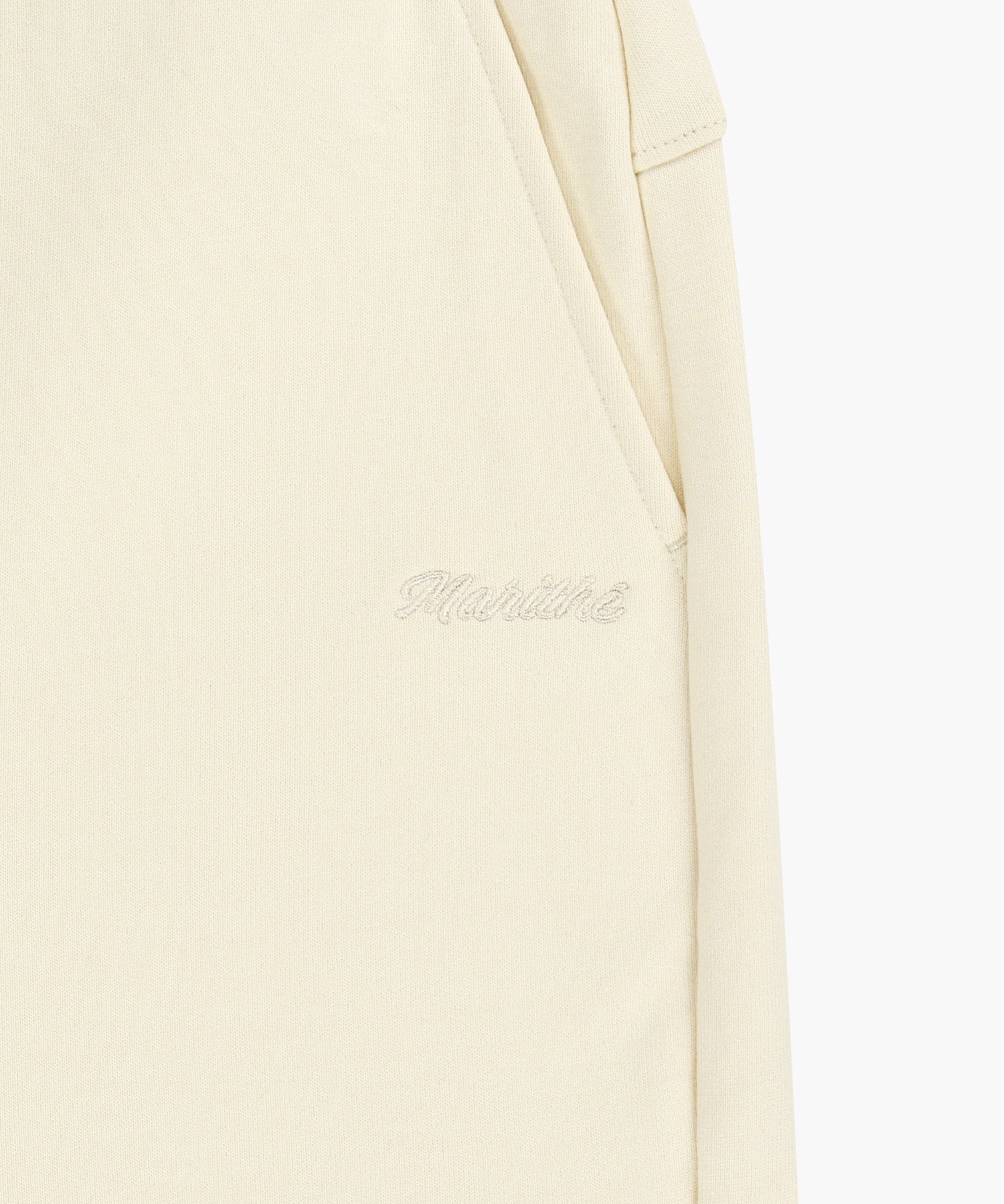 Marithe & Francois Girbaud - Lace Detail Sweat Shorts (Ivory) product image 10 | TRAB K-Fashion Australia